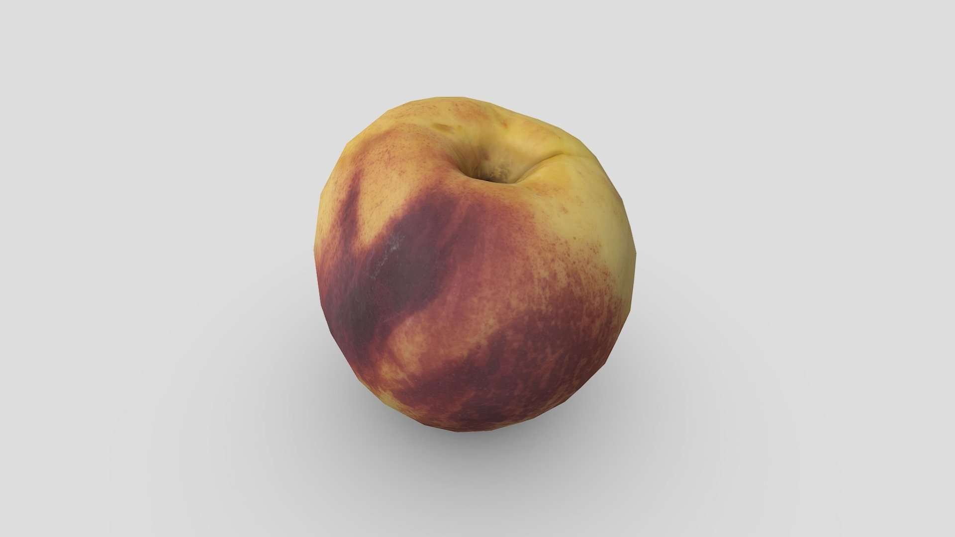 Nectarine Low poly