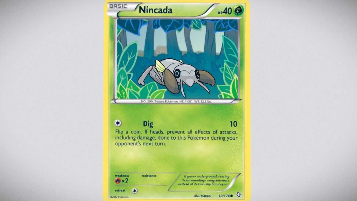 nincada pokemon card 3d model recreation