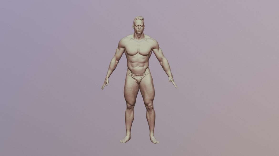 pavel 3dscan nudebody 3d model