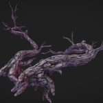 PBR 3DCOAT HANDPAINT TREE Bitbot