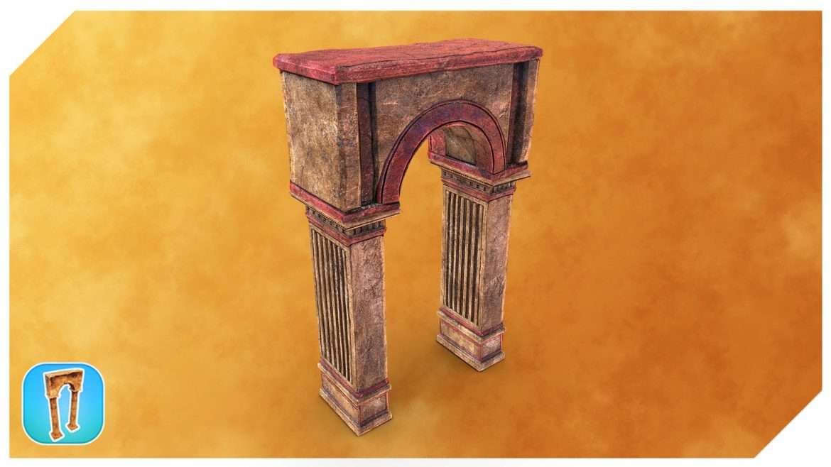 pbr historic arc 3d model