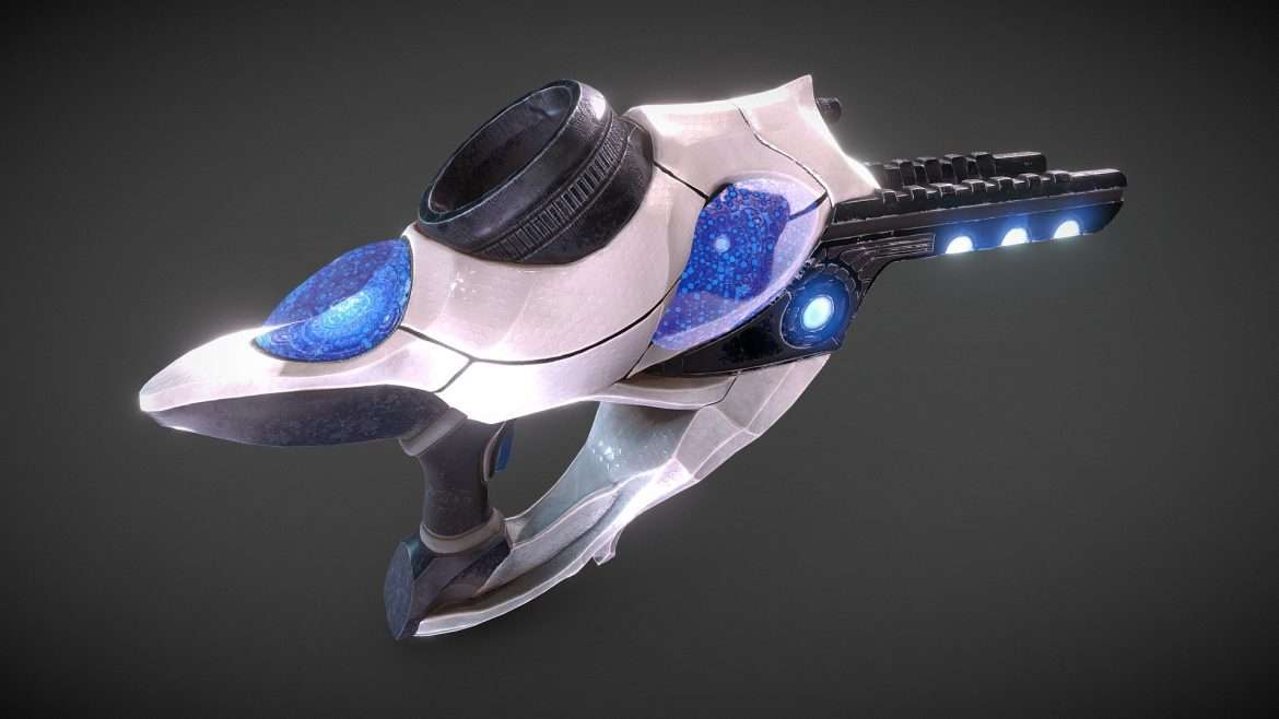plasma pistol 3d model