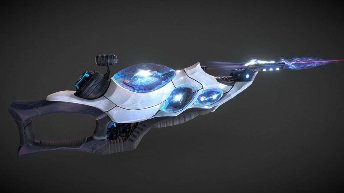 plasma rifle 3d model
