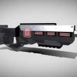 plasma shotgun 3d model