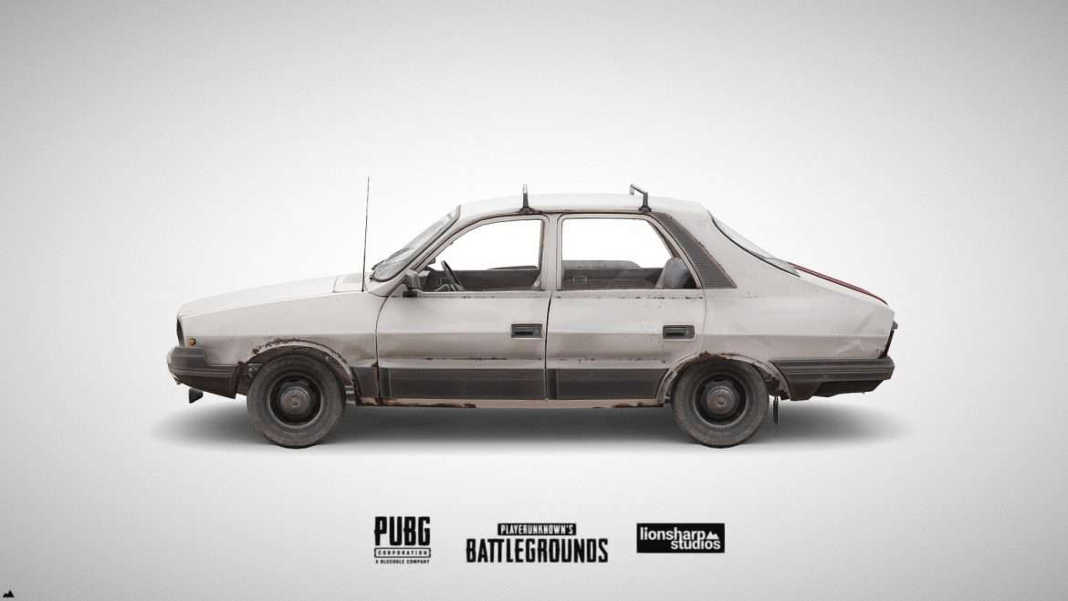 PUBG: New 3d Model - PUBG New Dacia official in-game vehicle 3D model