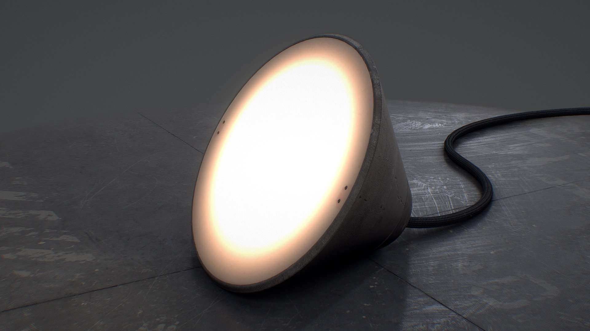 SciFi-ish Brutalism Series – Floor Lamp