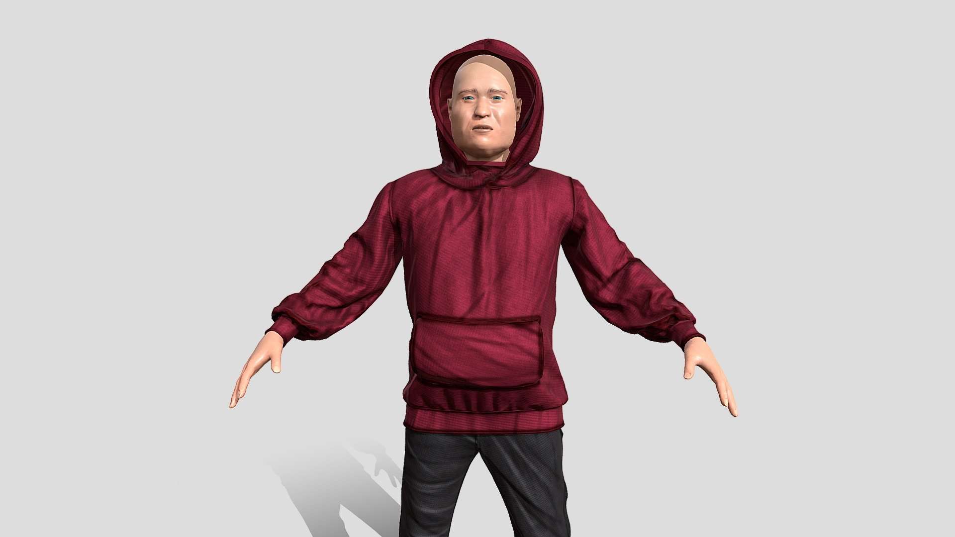 Sportsman 3d game model