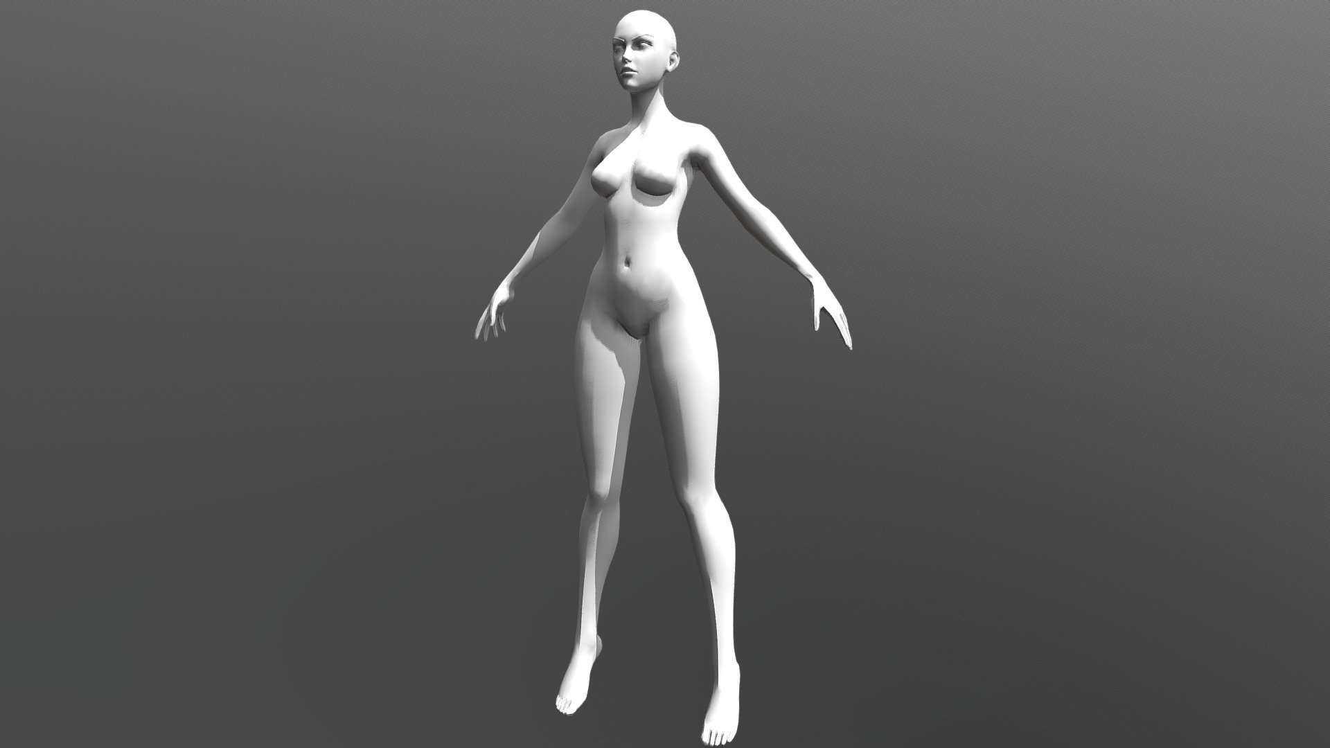 Stylized Heroic Female Basemesh