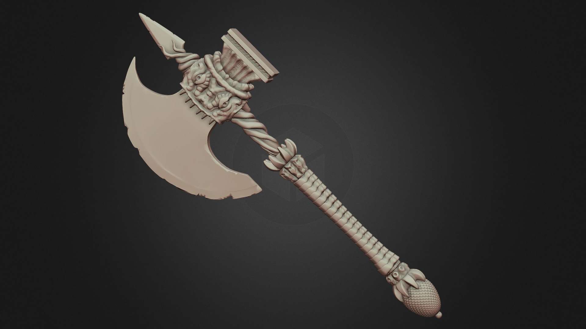 The Eldritch Axe (sculpt)