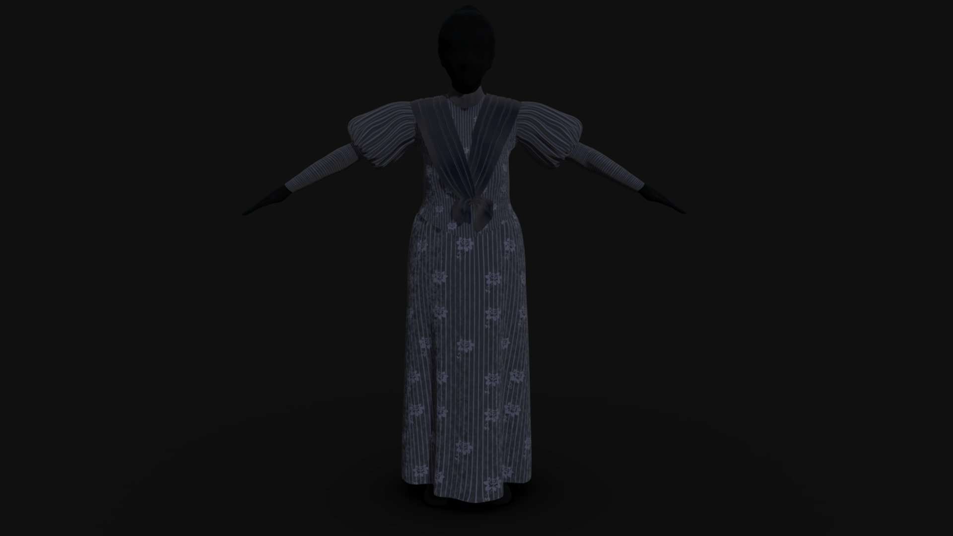 Victorian dress for old lady