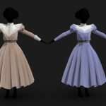 Victorian girl dress