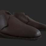 Victorian worn-out shoes for gentlemen