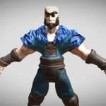 Warrior 3d game model