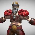 Warrior King 3d game model