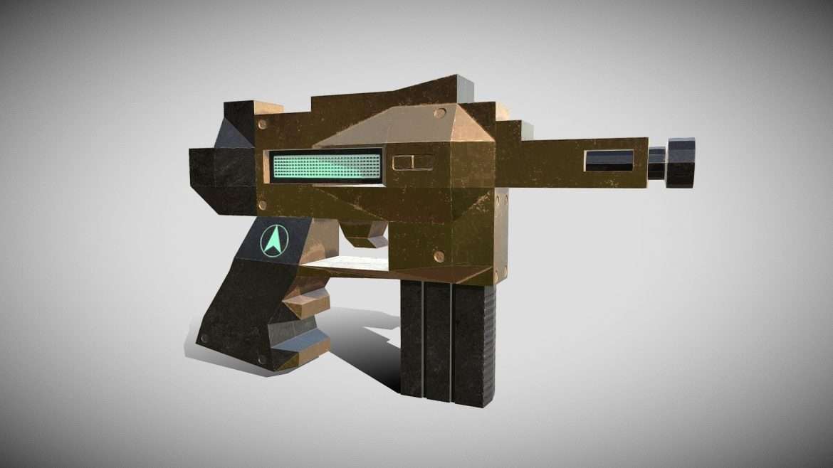 wolf gun 3d model