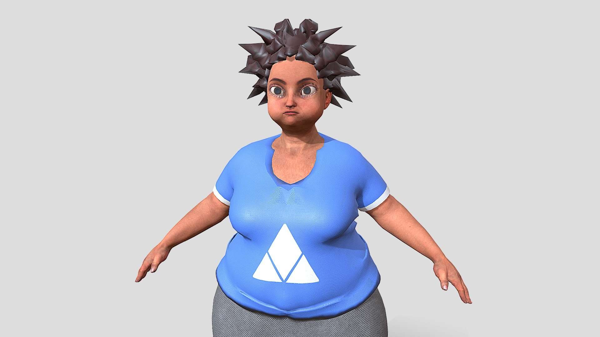 Woman cartoon character