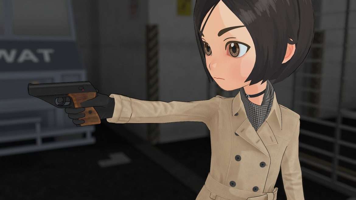Ada Wong 3d Model - Highly detailed Ada Wong RE2 3d model featuring a realistic trench coat and facial textures.