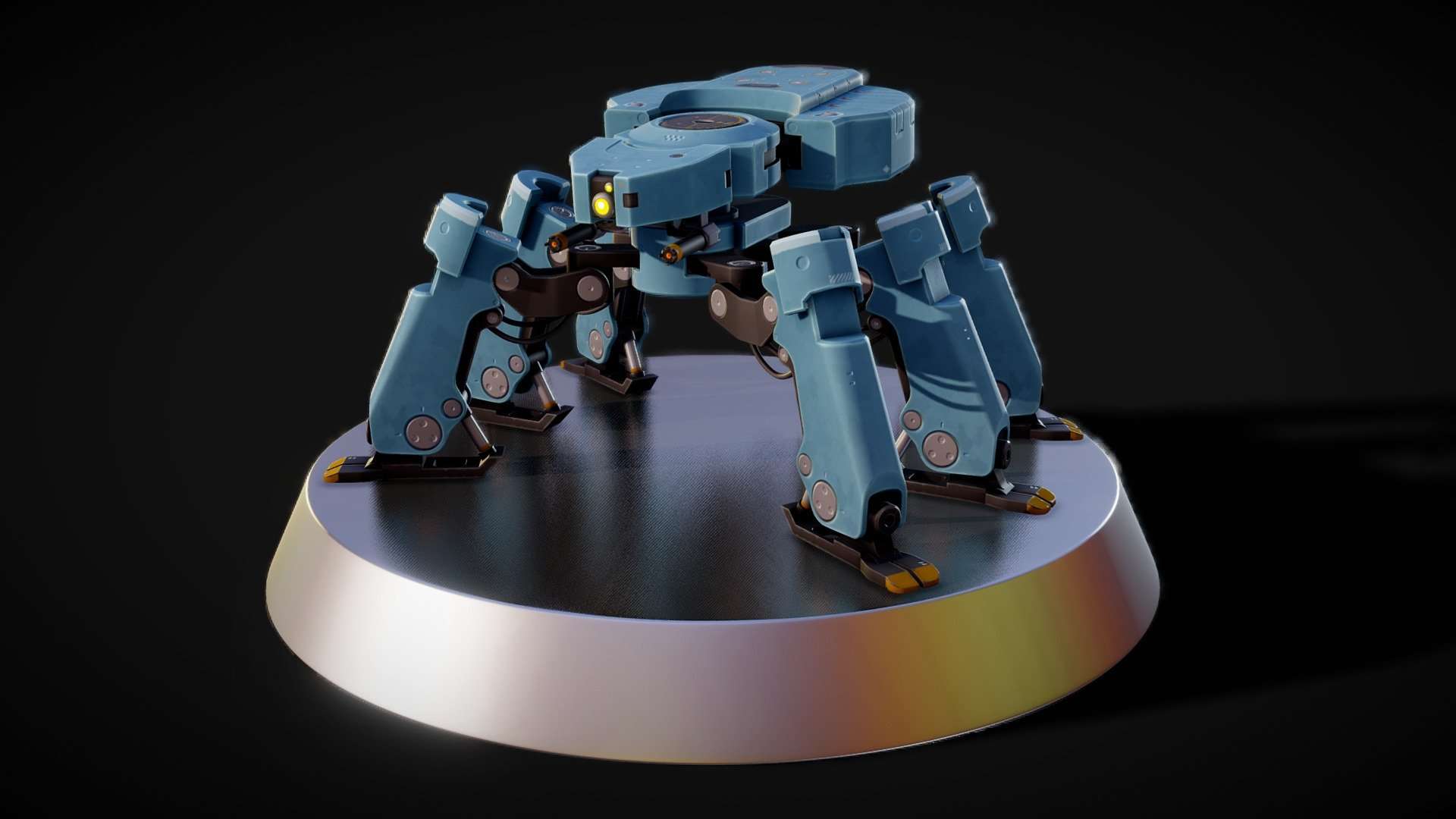 Stylized PBR Beetle Mech