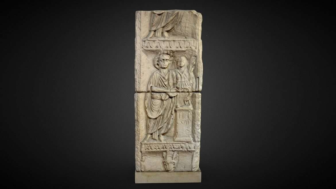 der tiberius pfeiler von nijmegen 3d model