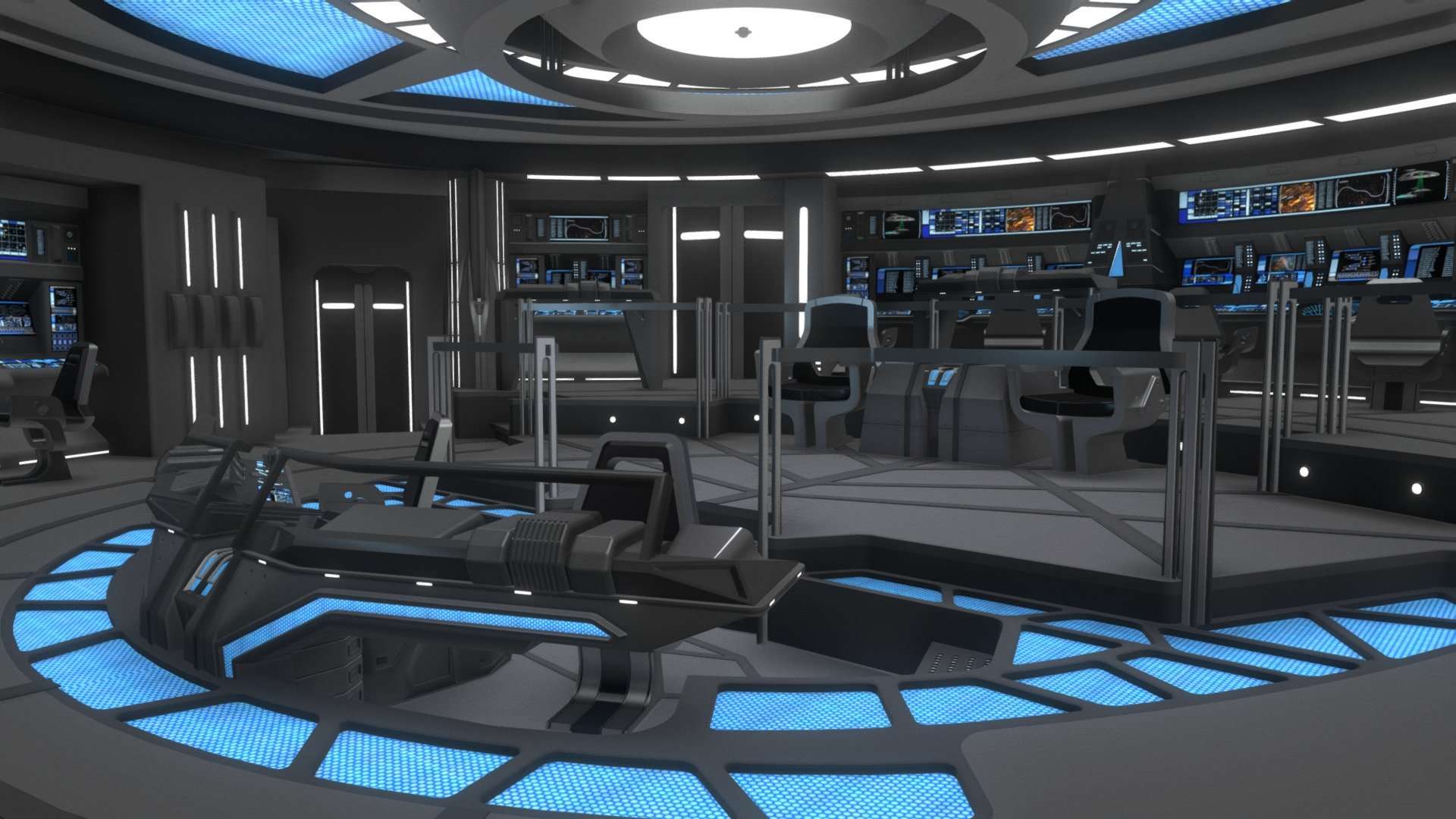 USS Theurgy Battle Bridge