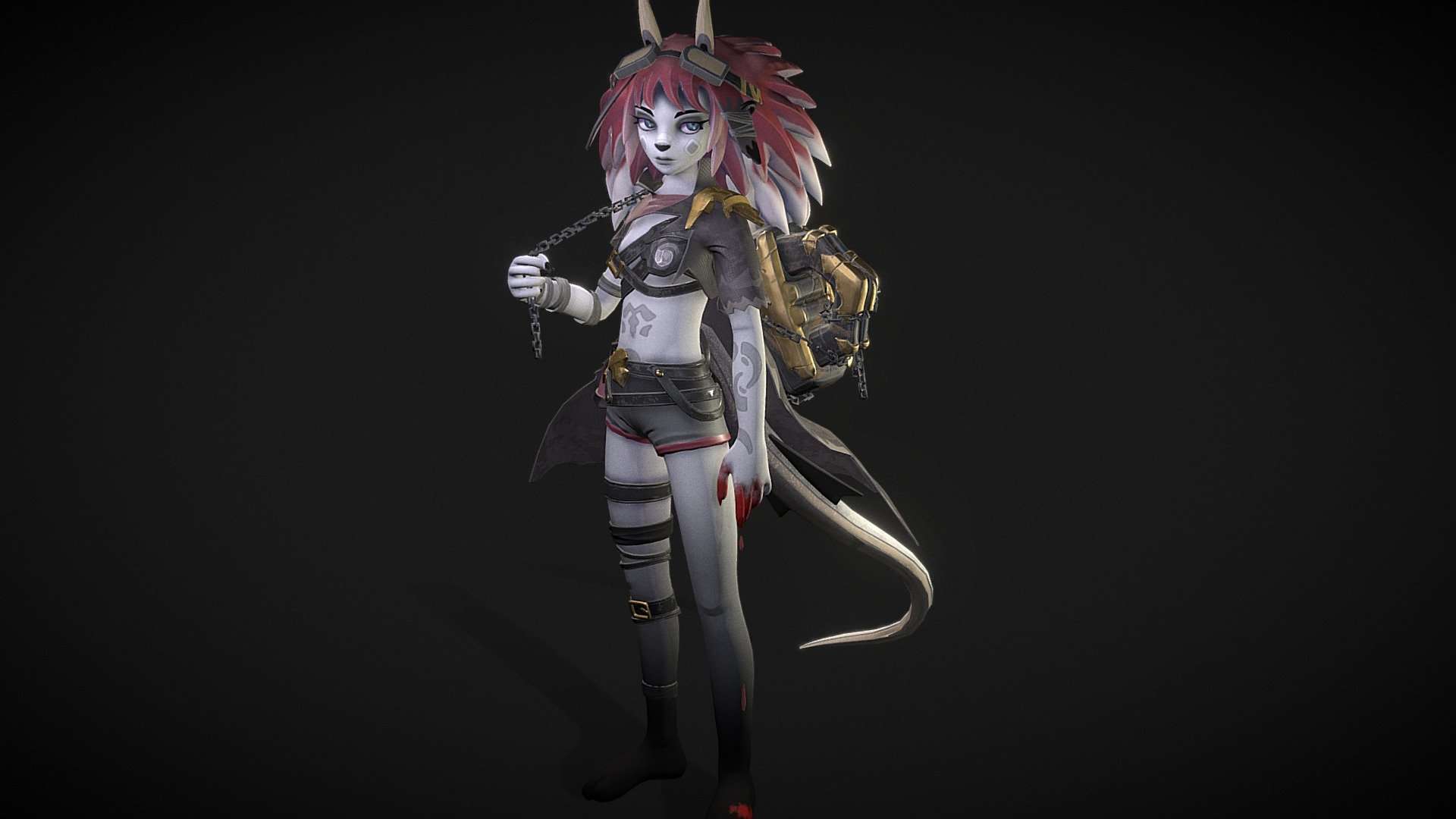 Artstation Challenge – Dragon Girl