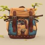 backpack 3d model