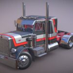 1986 Peterbilt 359 Sleeper S – Gray