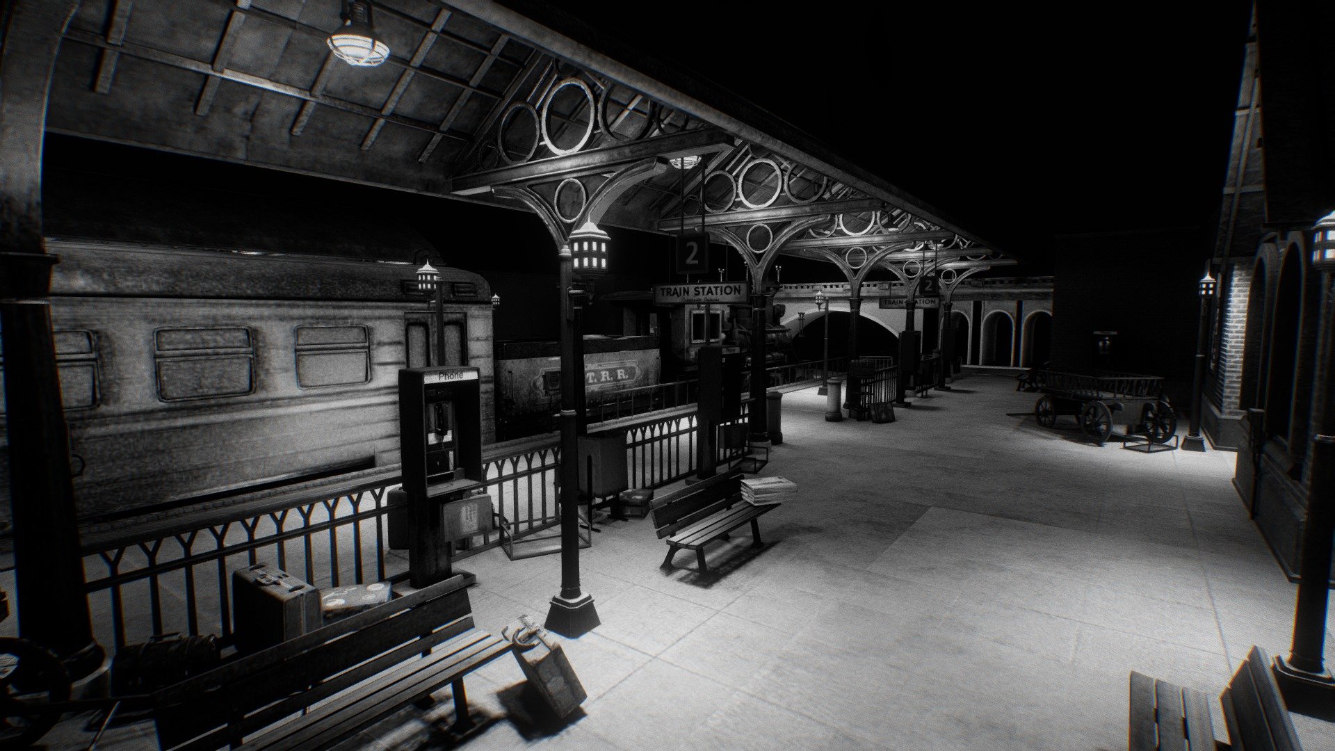 -30% OFF / Metaverse Train – Baked VR AR Ready