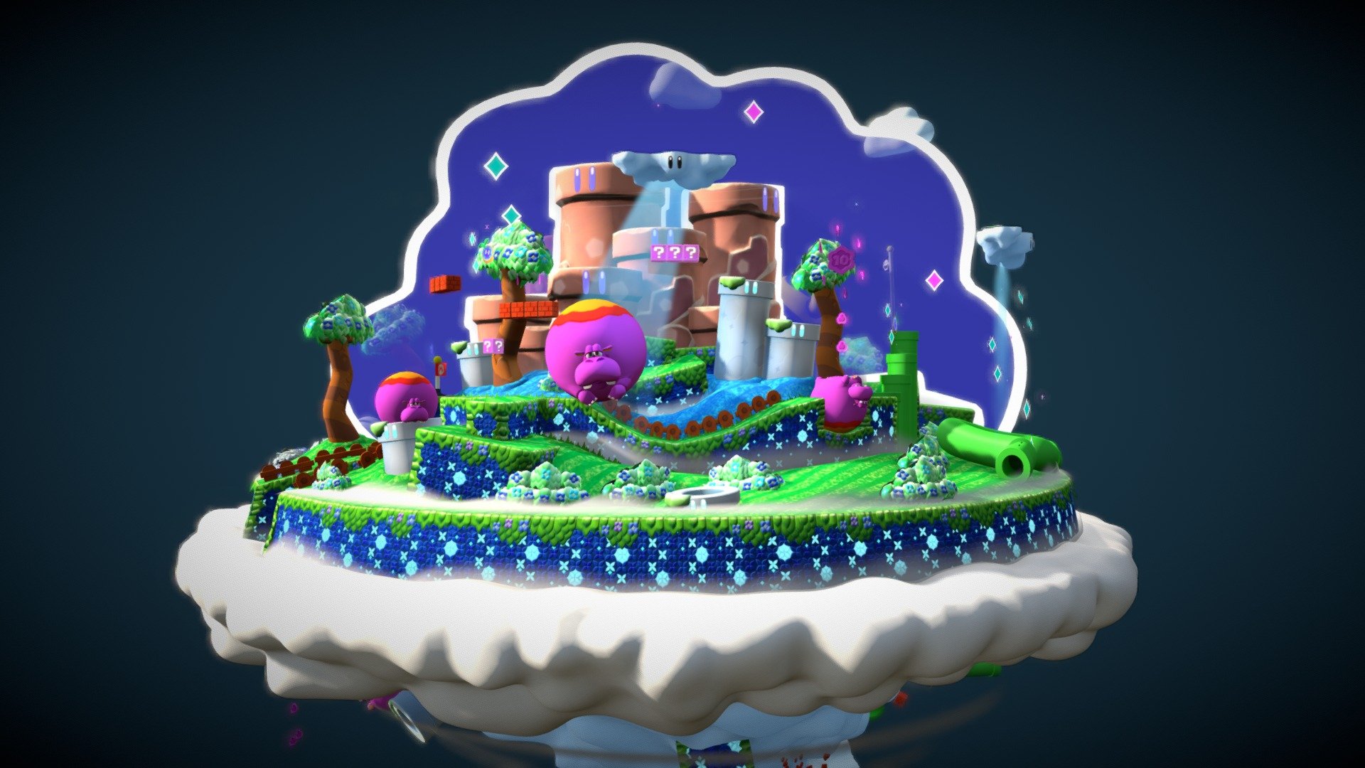 A Wonderfully Messy Diorama