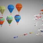 Air Pack Low Poly Low