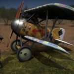 Albatros D-III TOY landed