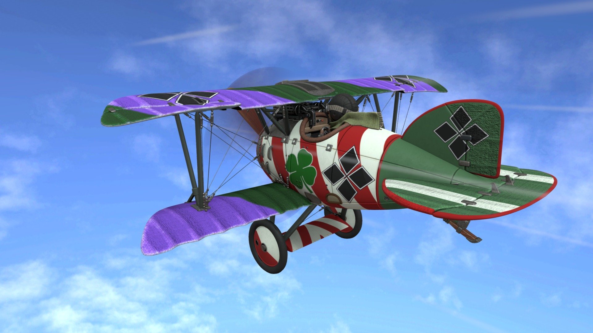 albatros_D3_TOY flight