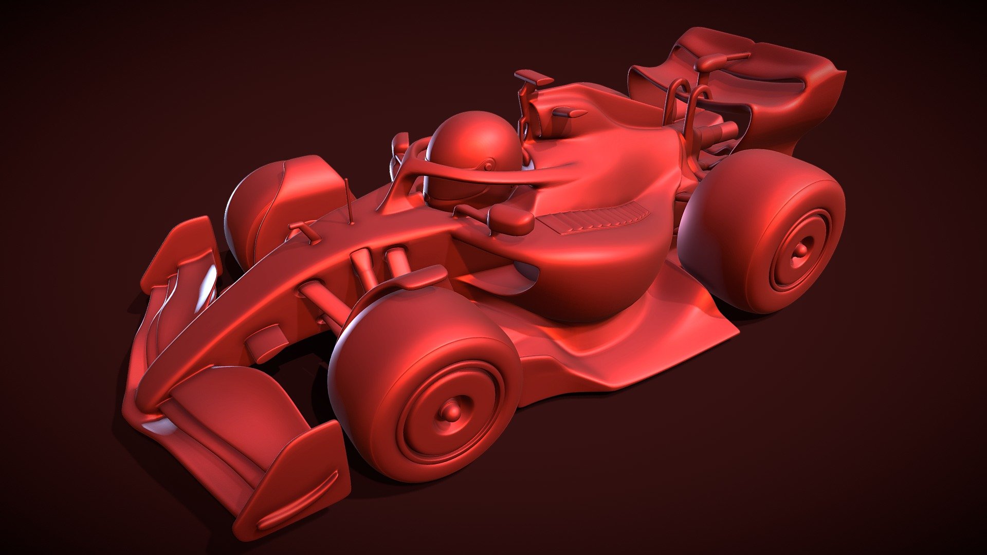 Alfaromero F1 – C42 Choro-Q style (3dprint)