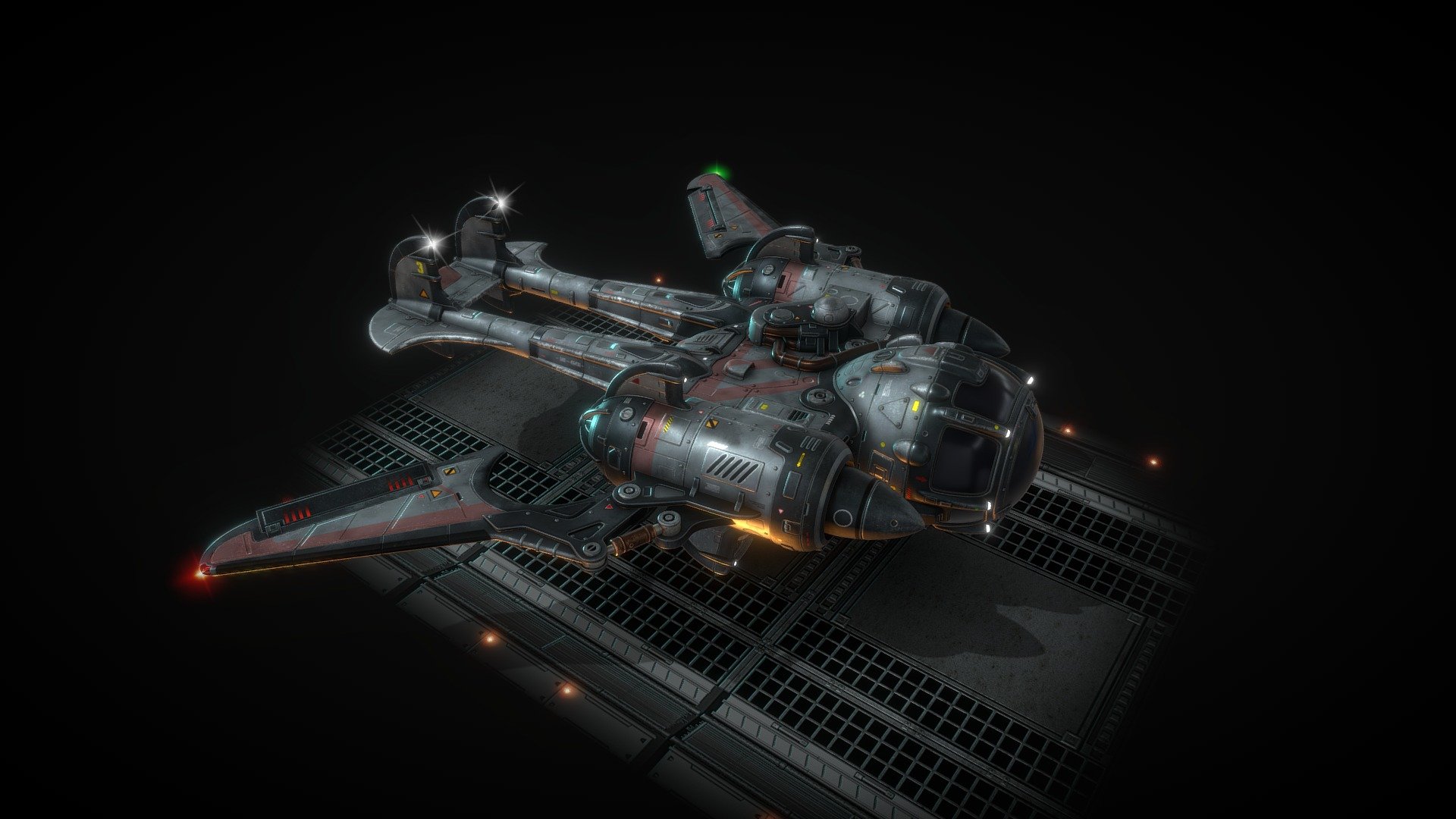 Anim Spaceship BB