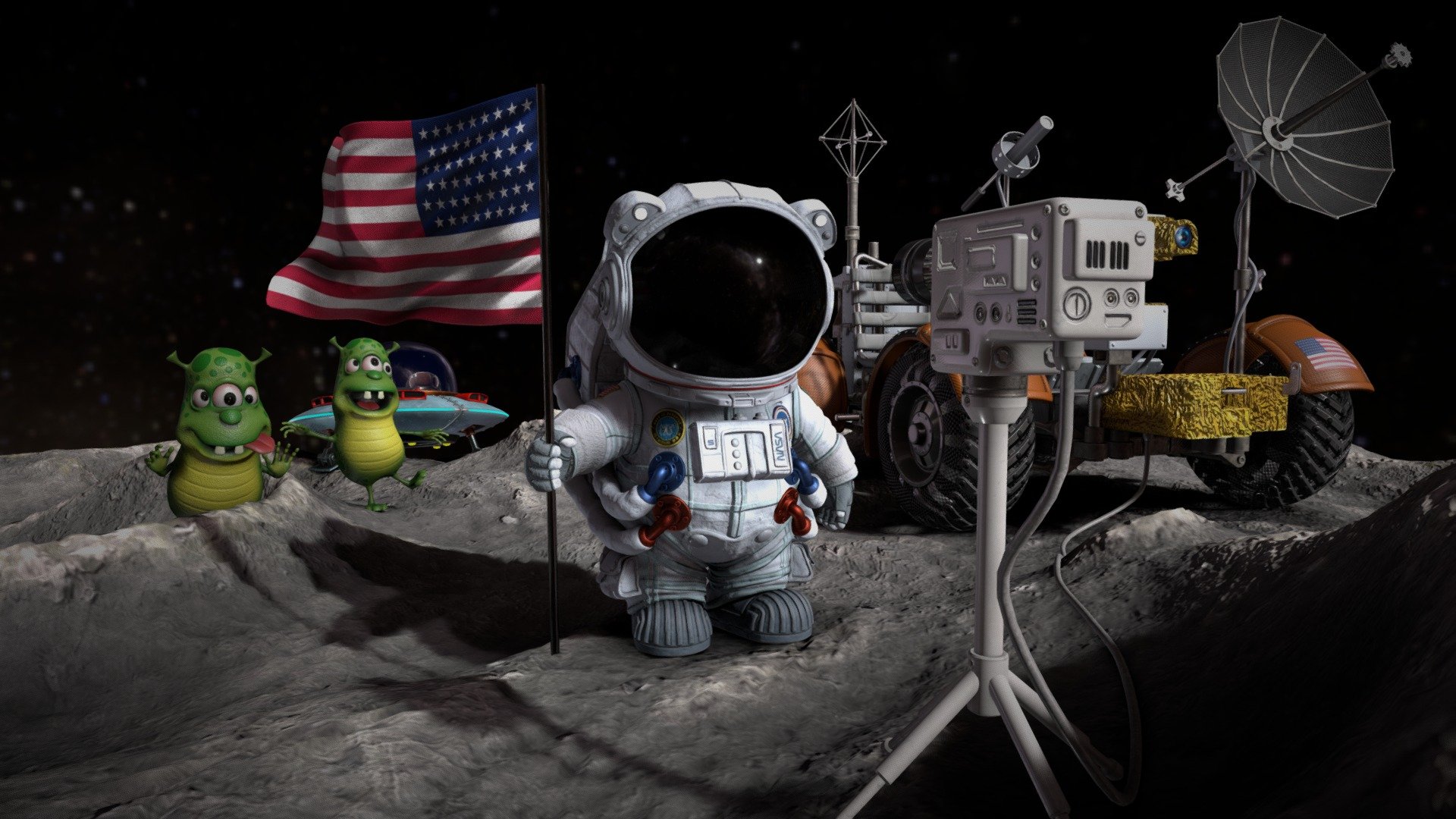 APOLLO 15 SELFY :)