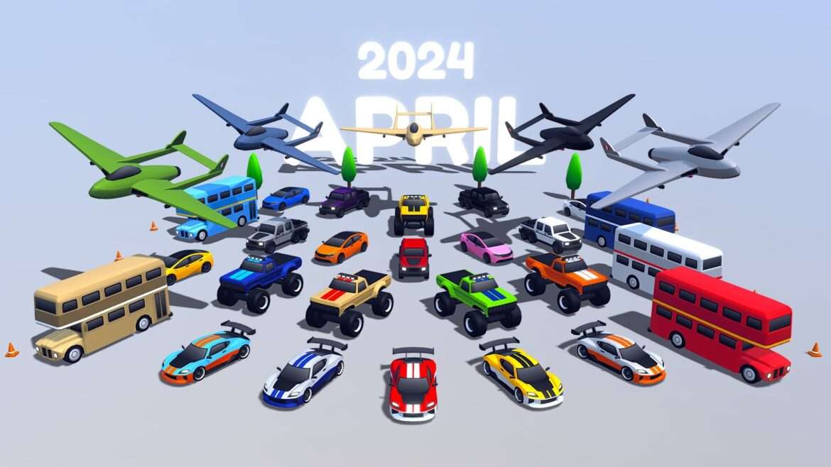 april 2024 arcade ultimate pack 3d model