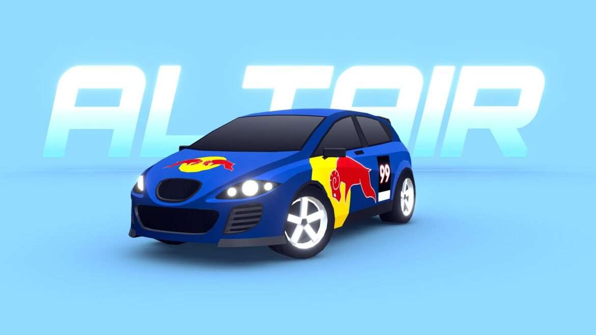 arcade altair rally car 3d model