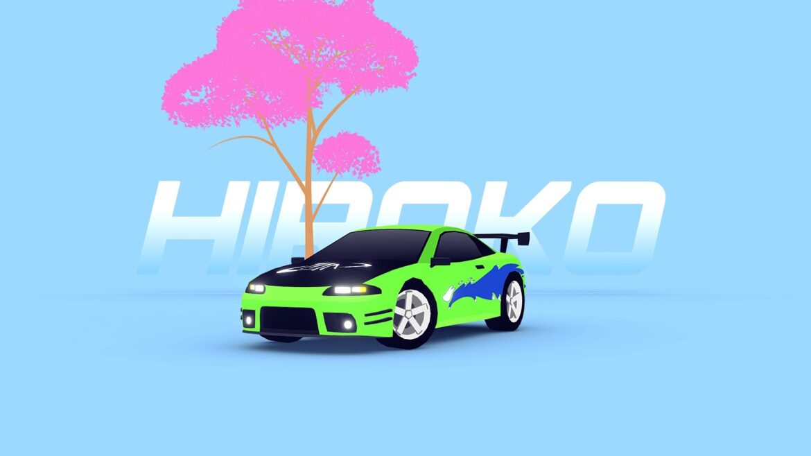 arcade hiroko racing car 3d model