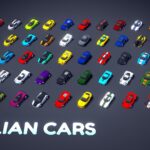 arcade italian cars pack 3d model
