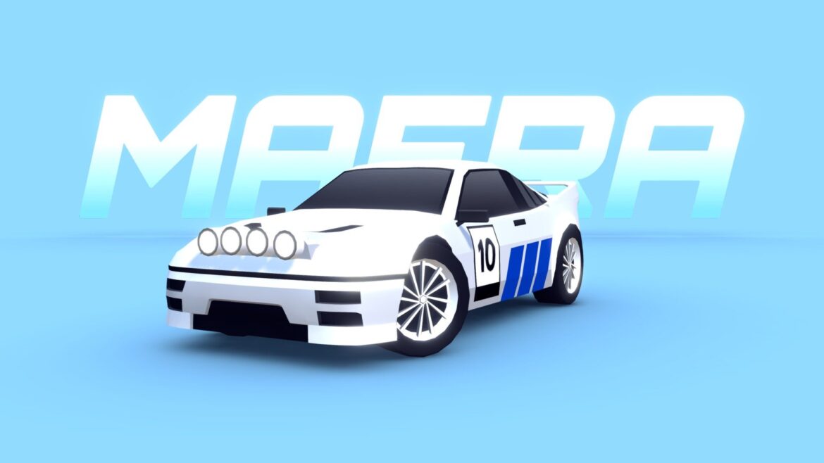 arcade maera rally car 3d model