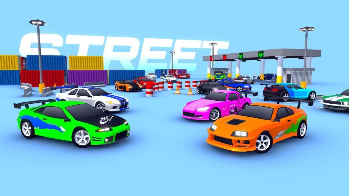 arcade street tuned cars 3d model