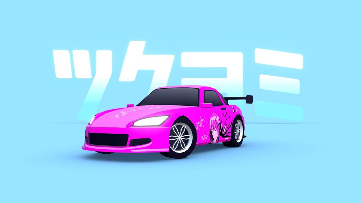 arcade tsukuyomi drifting car 3d model