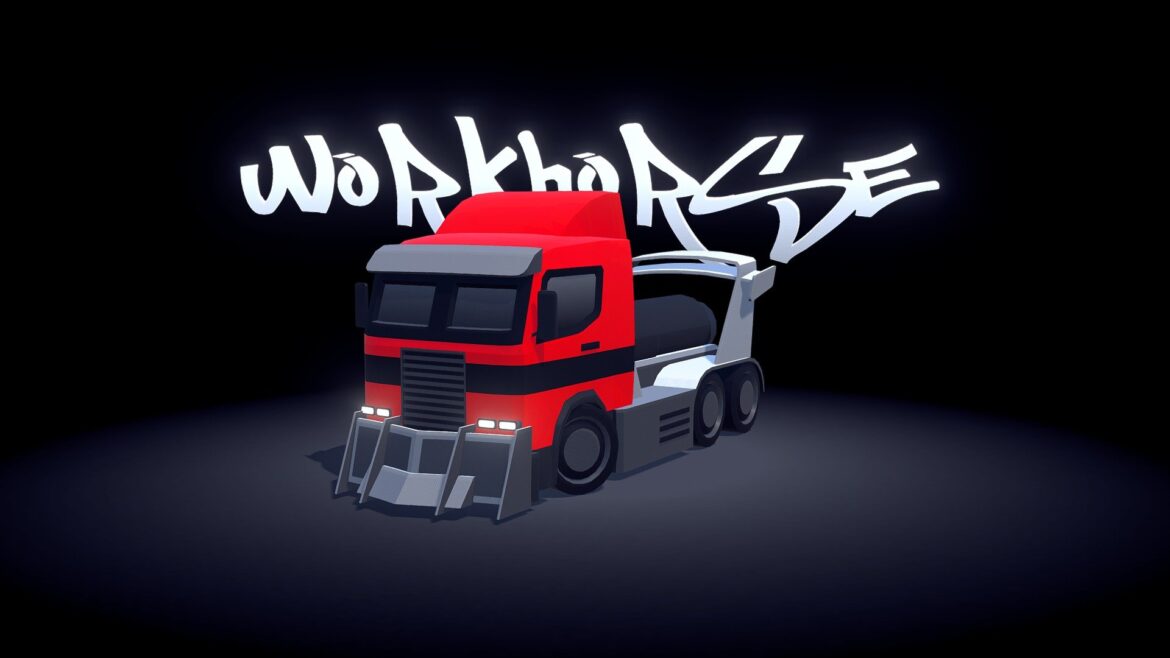 arcade workhorse armored truck 3d model