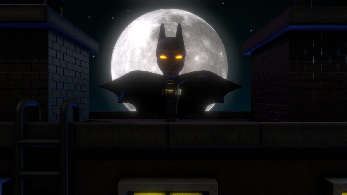 batman and the moon 3d model