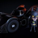 Batmobile and Batman 1989 toy_style