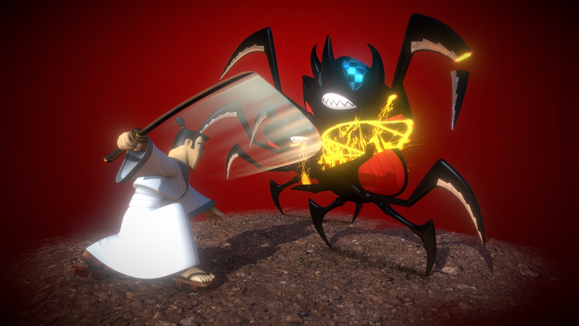 Beetle_Drones vs Samurai Jack