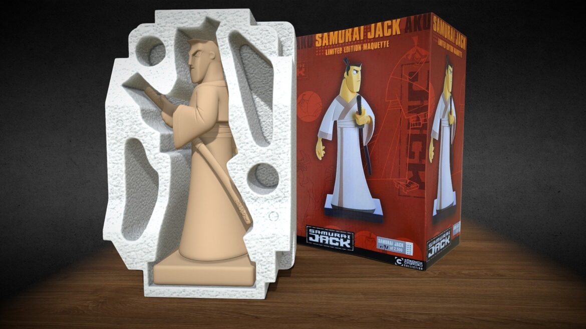 boxed samurai jack 3d model