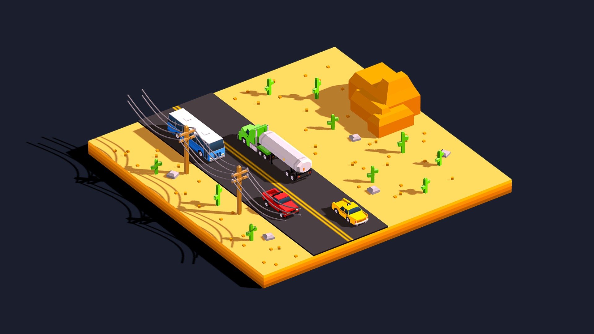 Casual Vehicles Pack: Desert