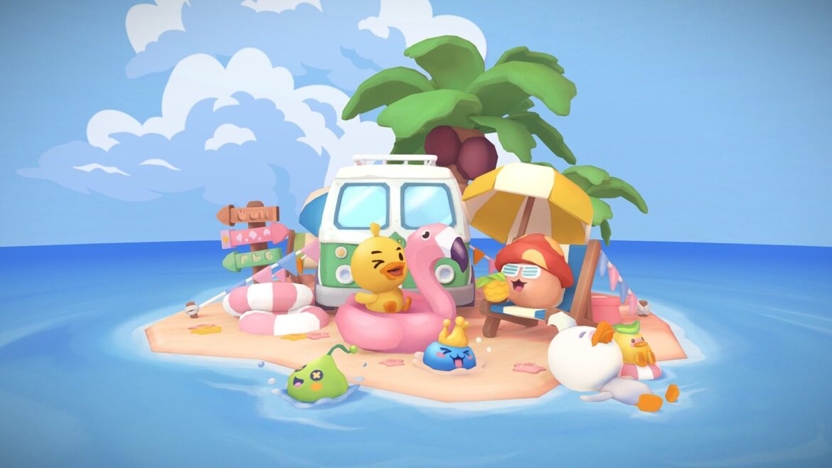 cozy island 3d model