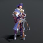 crossbowman 3d model